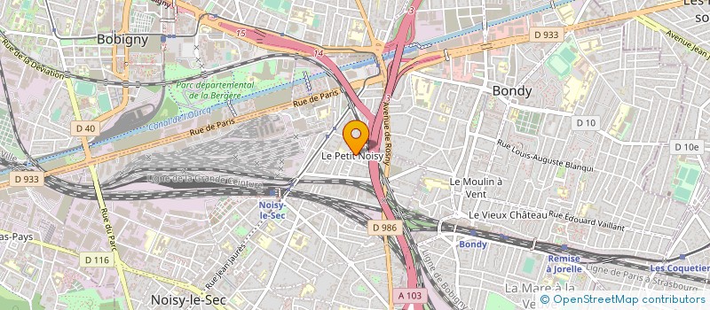 localisation de l'entreprise JMB BATIMENTS à NOISY-LE-SEC