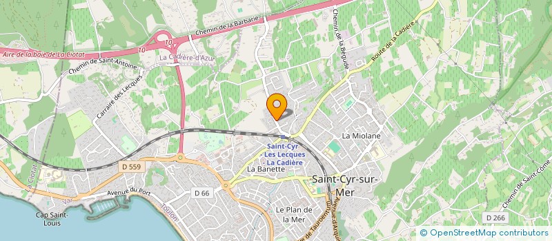 localisation de l'entreprise JMB CONSTRUCTION VAR à SAINT-CYR-SUR-MER