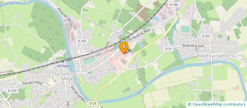 localisation de l'entreprise JMB CREATIONS  LA SUZE-SUR-SARTHE