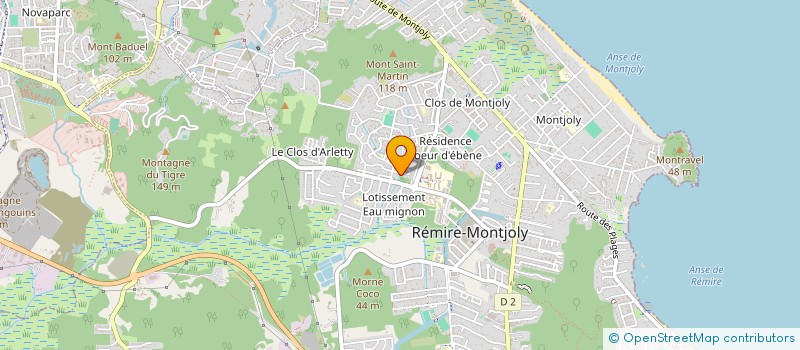 localisation de l'entreprise JMB D-KO EVENT'S  REMIRE-MONTJOLY
