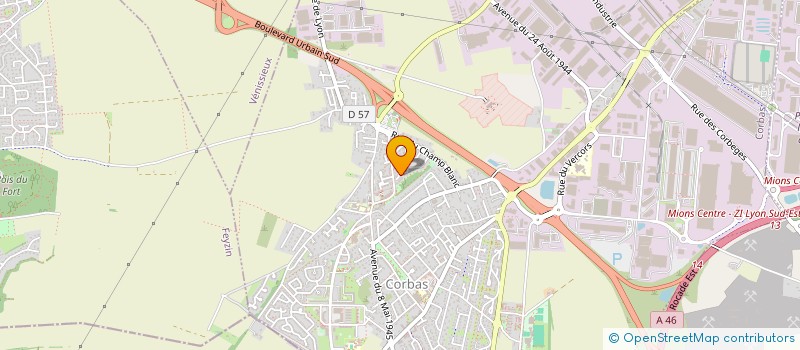 localisation de l'entreprise JMB DEVELOPPEMENT à CORBAS