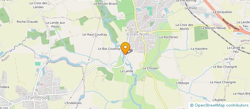 localisation de l'entreprise JMB HOLDING à CORPS-NUDS