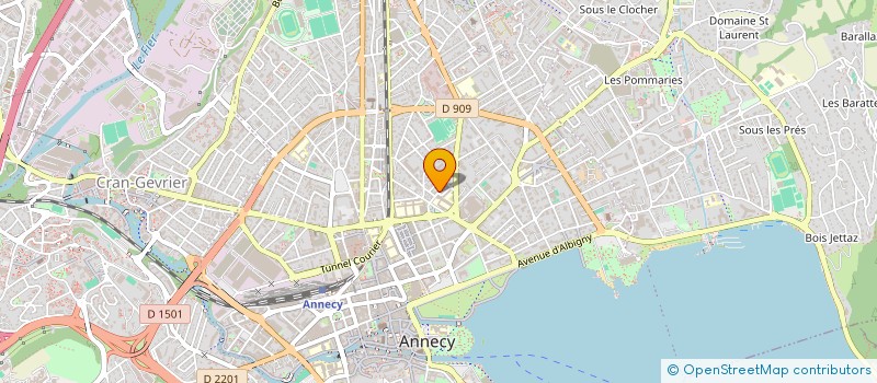 localisation de l'entreprise JMB IMMO à ANNECY
