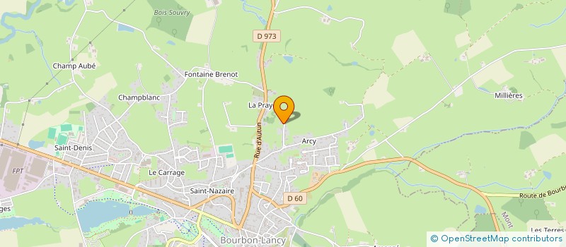 localisation de l'entreprise JMB IMMO  BOURBON-LANCY