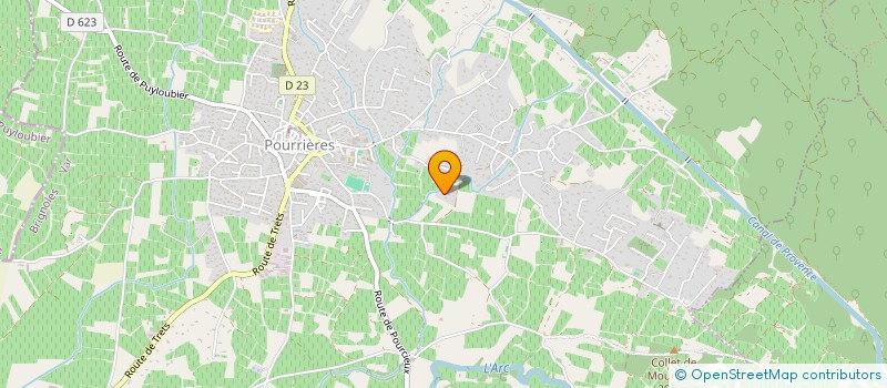 localisation de l'entreprise JMB IMMO à POURRIERES