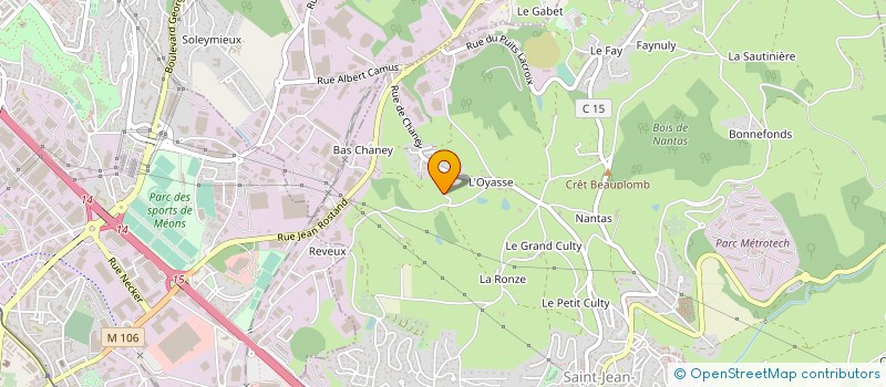 localisation de l'entreprise JMB IMMOBILIER  SAINT-JEAN-BONNEFONDS