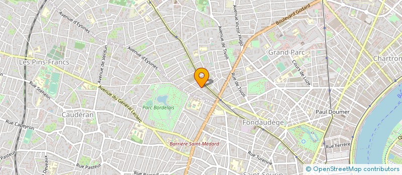 localisation de l'entreprise JMB IMMOBILIER à LE BOUSCAT