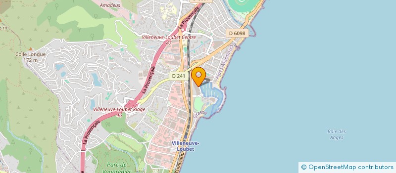 localisation de l'entreprise JMB INVEST  VILLENEUVE-LOUBET