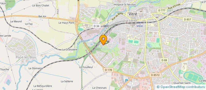 localisation de l'entreprise JMB INVEST à VITRE