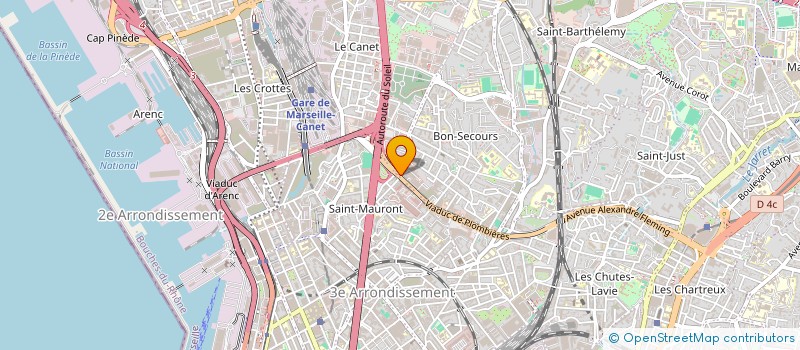 localisation de l'entreprise JMB LOCATION à MARSEILLE