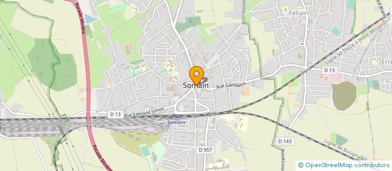 localisation de l'entreprise JMB MENUISERIES à SOMAIN