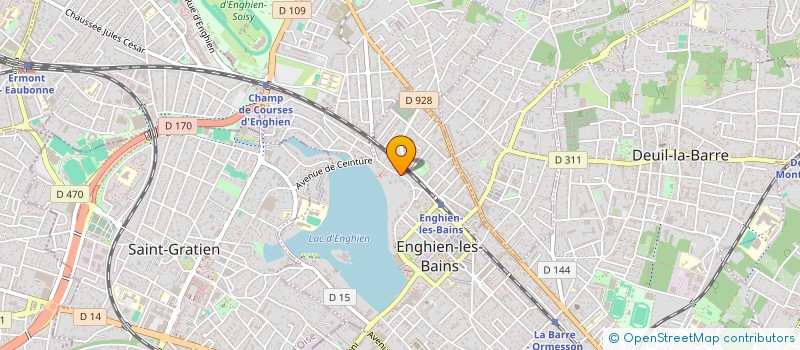 localisation de l'entreprise JMB MUSIC à ENGHIEN-LES-BAINS