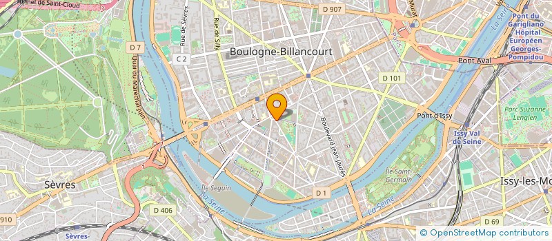 localisation de l'entreprise JMB PARTNERS à BOULOGNE-BILLANCOURT