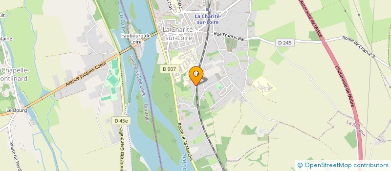 localisation de l'entreprise JMB PATRIMMO CONSEILS à LA CHARITE-SUR-LOIRE