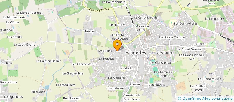 localisation de l'entreprise JMB RAF à FONDETTES
