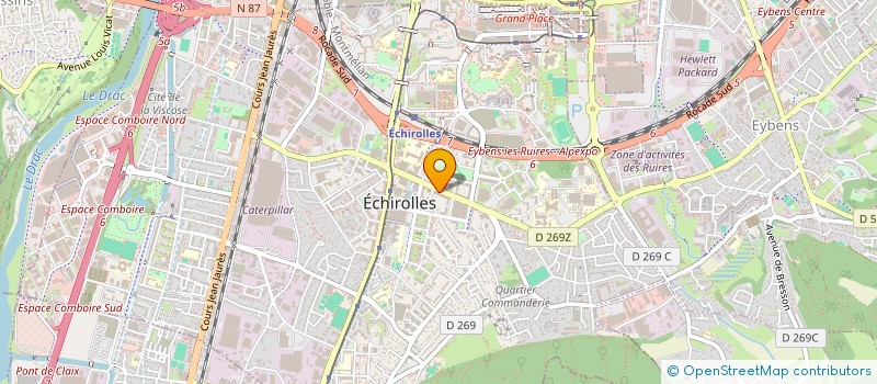 localisation de l'entreprise JMB RUNNING  ECHIROLLES