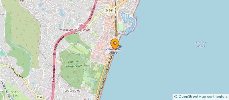 localisation de l'entreprise JMB SECURITE à VILLENEUVE-LOUBET