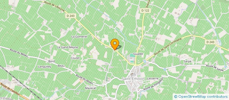 localisation de l'entreprise JMB SERVICES  SAINT-EMILION