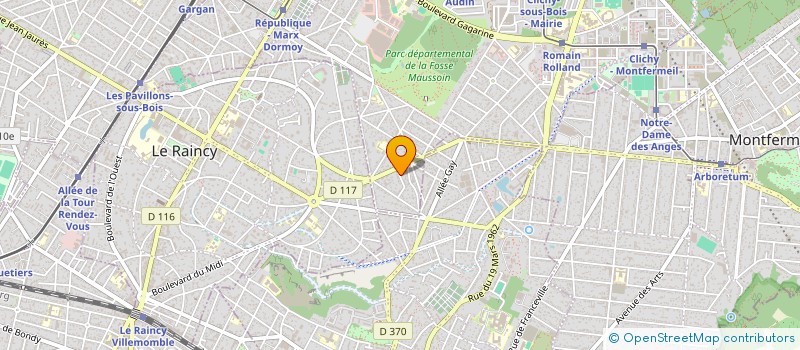 localisation de l'entreprise JMB TRANSPORT à CLICHY-SOUS-BOIS