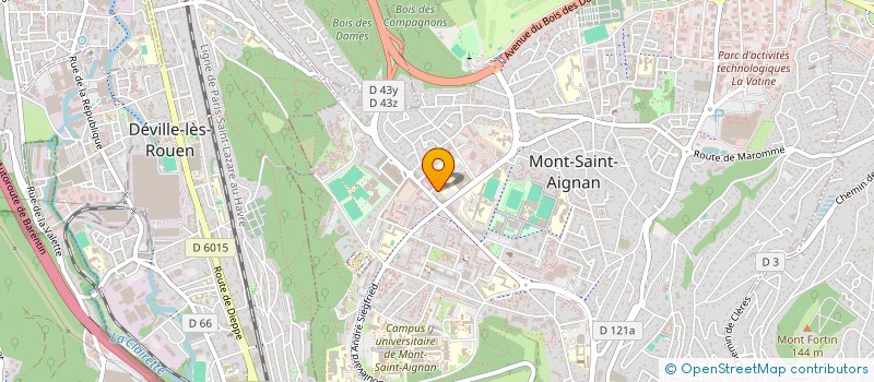 localisation de l'entreprise JMB1 à MONT-SAINT-AIGNAN