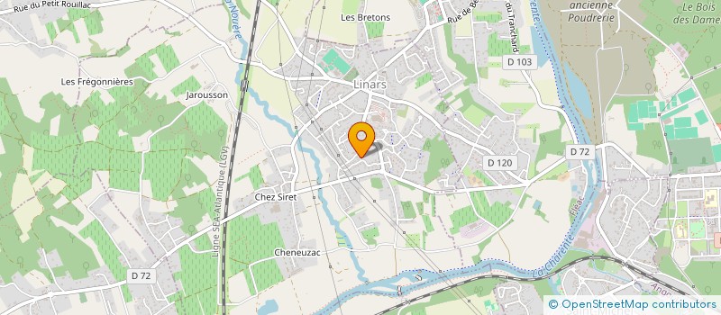 localisation de l'entreprise JMBBE à LINARS