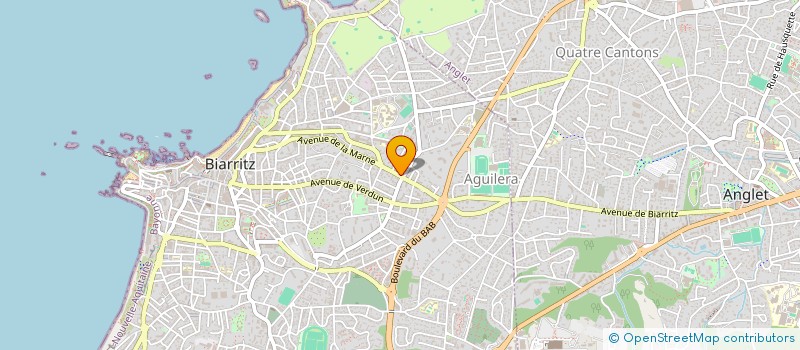 localisation de l'entreprise JMBL à BIARRITZ