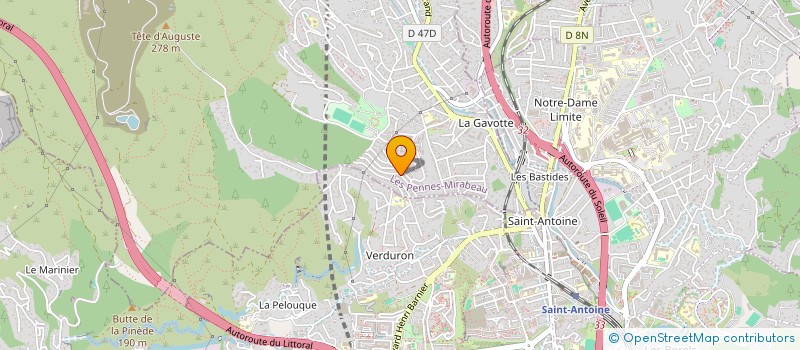 localisation de l'entreprise JMBS à LES PENNES-MIRABEAU