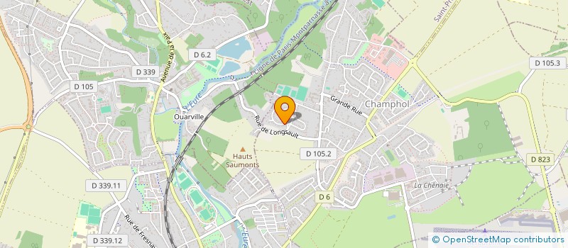 localisation de l'entreprise JMBT à CHAMPHOL