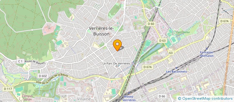 localisation de l'entreprise JMC 2005 à VERRIERES-LE-BUISSON