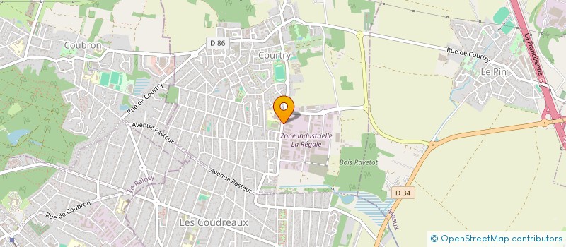 localisation de l'entreprise JMC à COURTRY