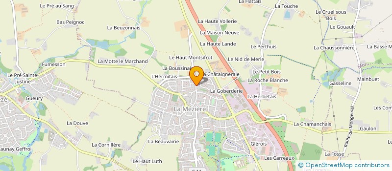 localisation de l'entreprise JMC  LA MEZIERE