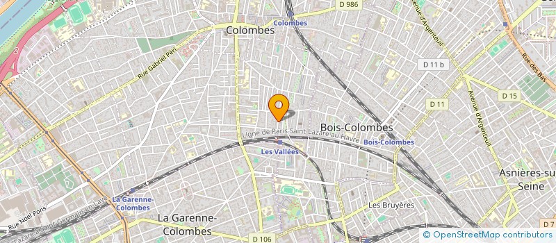 localisation de l'entreprise JMC à COLOMBES