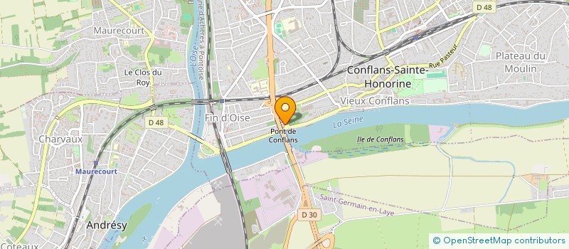 localisation de l'entreprise JMC  CONFLANS-SAINTE-HONORINE