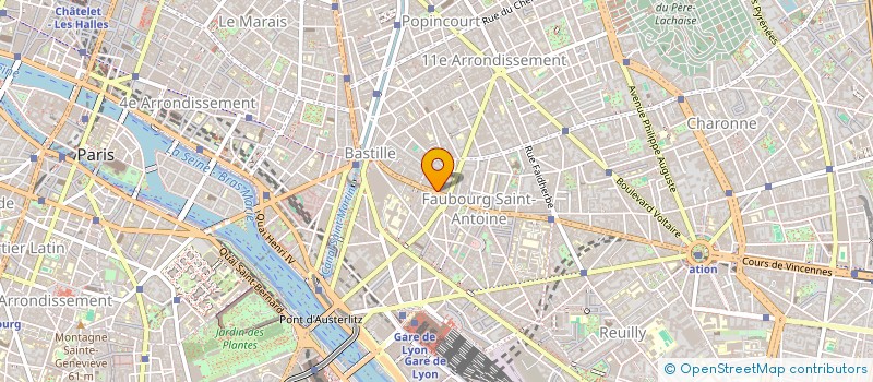 localisation de l'entreprise JMC  PARIS 11