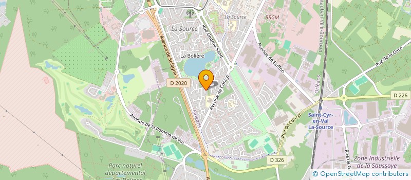 localisation de l'entreprise JMC à ORLEANS