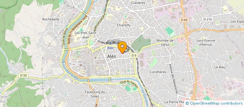 localisation de l'entreprise JMC  ALES