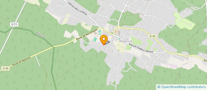 localisation de l'entreprise JMC à REGUSSE