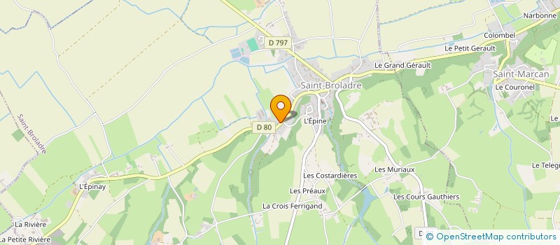 localisation de l'entreprise JMC  SAINT-BROLADRE