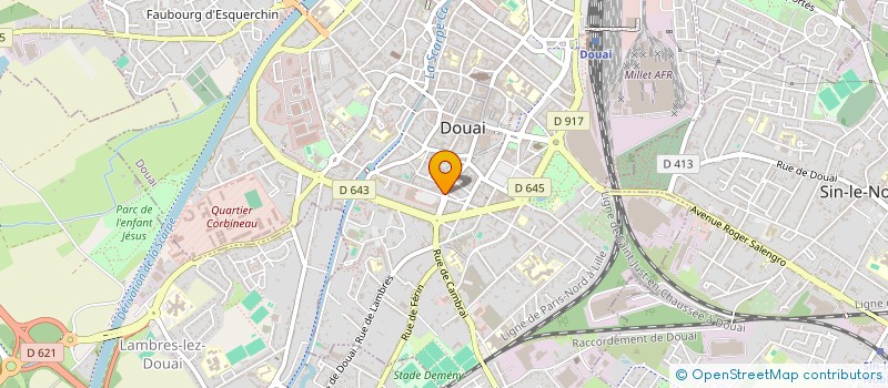 localisation de l'entreprise JMC  DOUAI