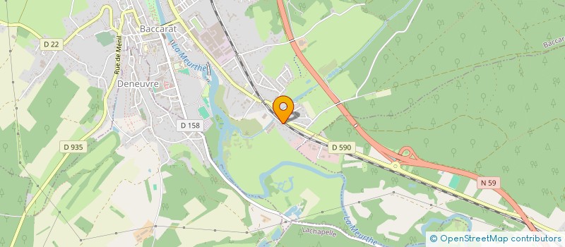 localisation de l'entreprise JMC AUTOS  BACCARAT