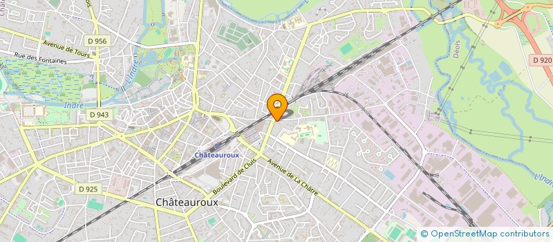 localisation de l'entreprise JMC BEAUTE à CHATEAUROUX
