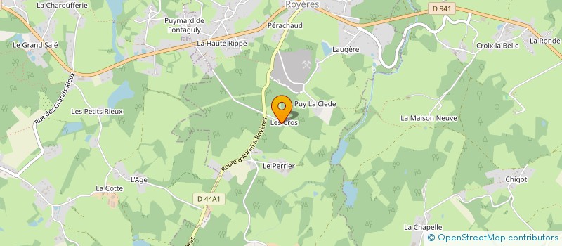 localisation de l'entreprise JMC BML  ROYERES