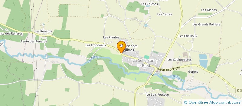 localisation de l'entreprise JMC CONTROLES à LA SELLE-SUR-LE-BIED