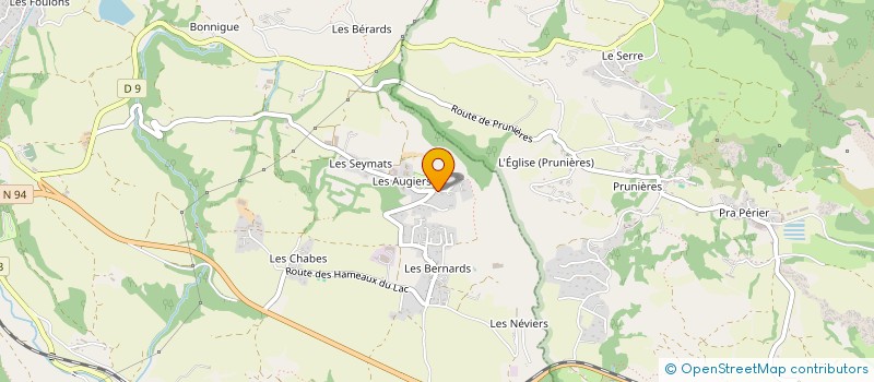 localisation de l'entreprise JMC ET ASSOCIES  LA BATIE-NEUVE