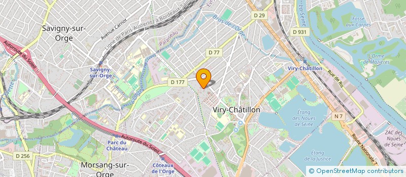 localisation de l'entreprise JMC GONCALVES à VIRY-CHATILLON
