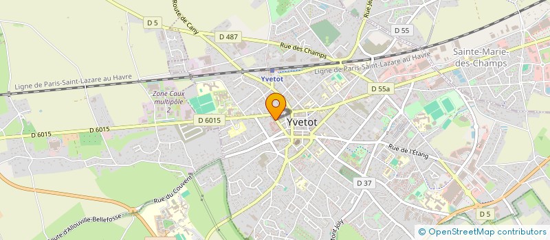 localisation de l'entreprise JMC HOLDING à YVETOT