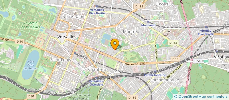 localisation de l'entreprise JMC - JACQUES MARYSE CONSULTING à VERSAILLES