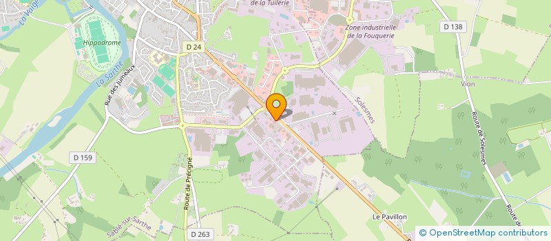 localisation de l'entreprise JMC LE MANS PHOTOS  SABLE-SUR-SARTHE