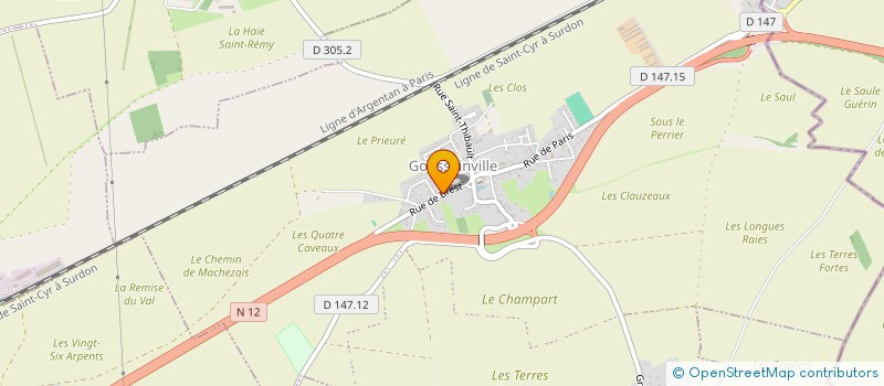 localisation de l'entreprise JMC MAITRISE D'OUVRAGE à GOUSSAINVILLE