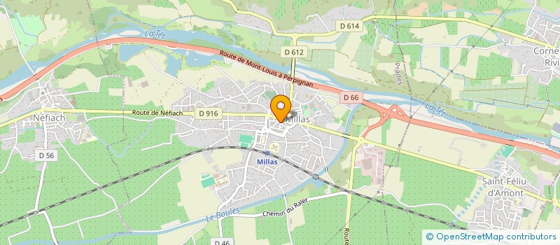 localisation de l'entreprise JMC MILLAS  MILLAS